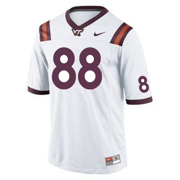 Men #88 Elijah Bowick Virginia Tech Hokies College Football Jerseys Sale-White